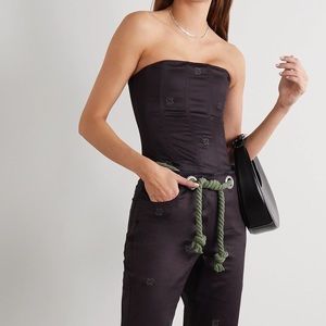 Miaou paisley lucy embroidered bustier